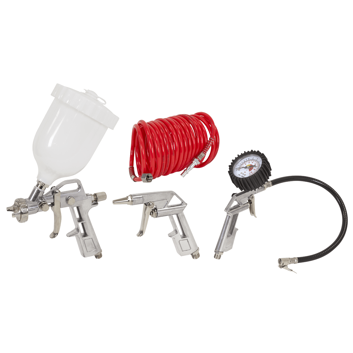 24L Direct Drive Air Compressor 2hp with 4pc Air Accessory Kit - Image 8