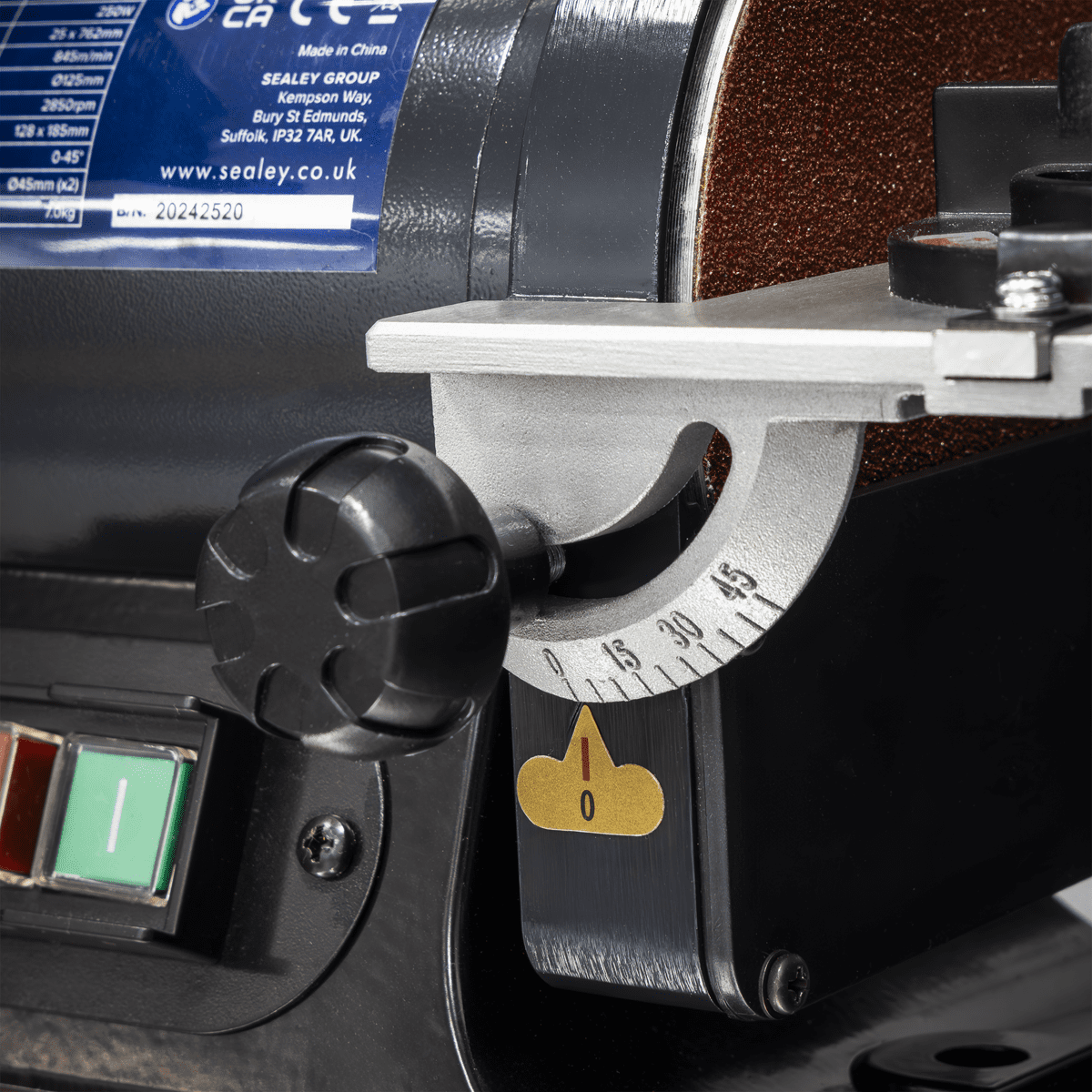 762 x 25mm Belt/125mm Disc Sander 250W/230V - Image 9