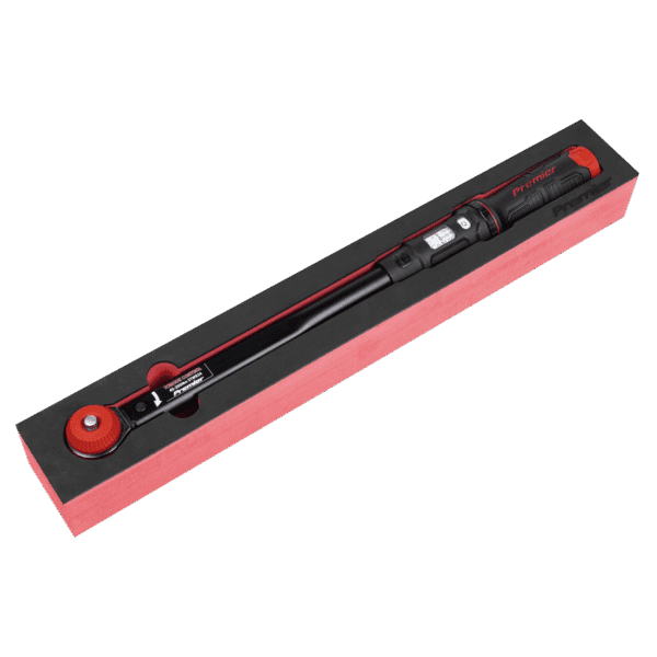 Premier Black Calibrated Micrometer Torque Wrench with 1/2"Sq Push-Through Drive 40-200Nm