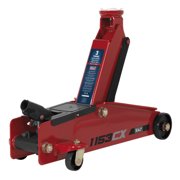 Heavy-Duty Long Reach Trolley Jack 3 Tonne