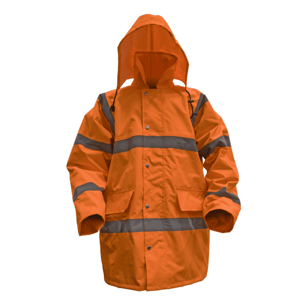 Worksafe® Hi-Vis Orange Jacket with Quilted Lining - Large