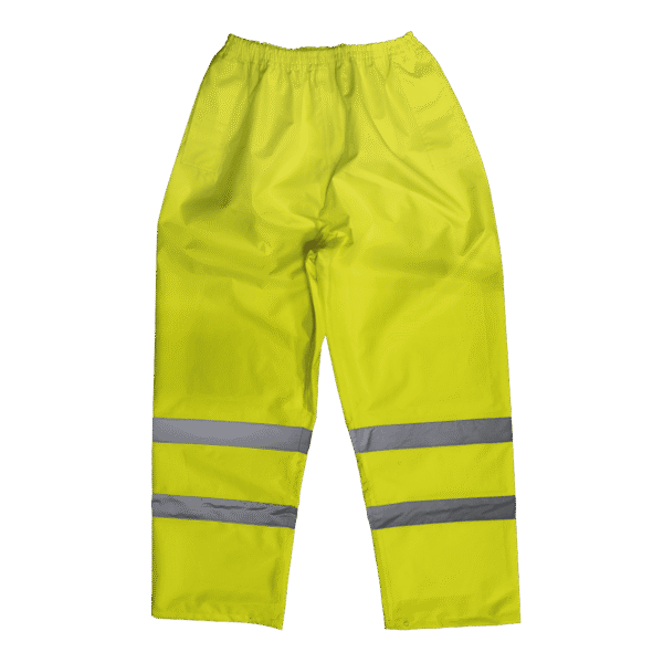 Worksafe® Hi-Vis Yellow Waterproof Trousers - X-Large