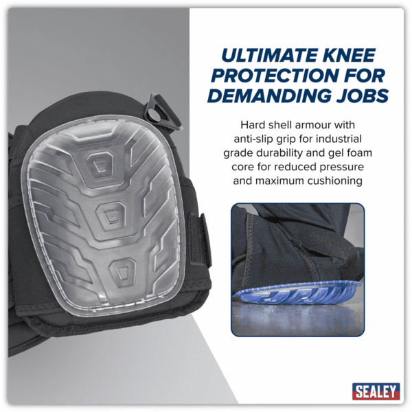 Worksafe® Hard Shell Gel Knee Pads - Pair
