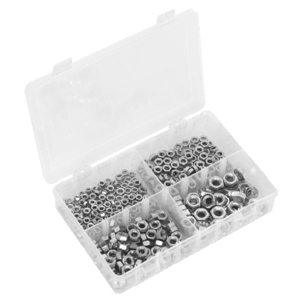Steel Nut Assortment M5-M10 370pc