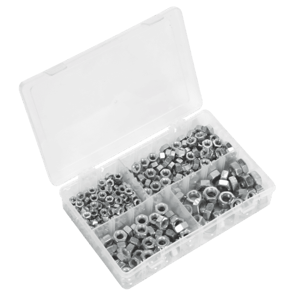 Steel Nut Assortment DIN 934 - 1/4"-1/2"UNF 320pc