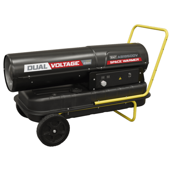 Dual Voltage Space Warmer® Kerosene/Diesel Heater with Wheels 185,000Btu/hr(55kW)