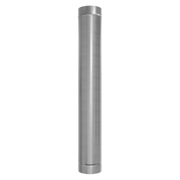 Stainless Steel Exhaust/Flue End Pipe for ABI600 & ABI1000 120 x 1000mm
