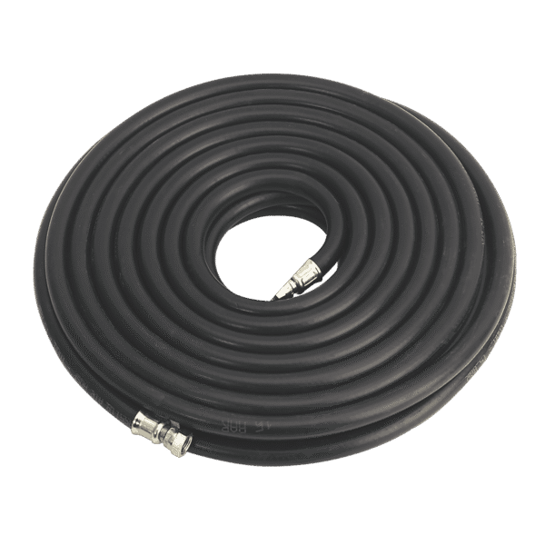 Heavy-Duty Air Hose with 1/4"BSP Unions 15m x 10mm