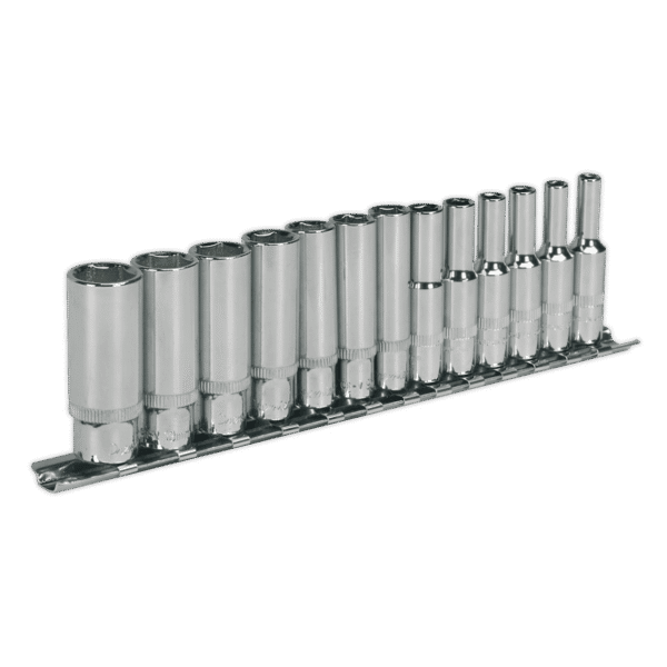 Premier Deep Socket Set 1/4"Sq Drive 13pc