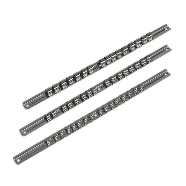 Premier Socket Retaining Rail Set 1/4", 3/8" & 1/2"Sq Drive 3pc
