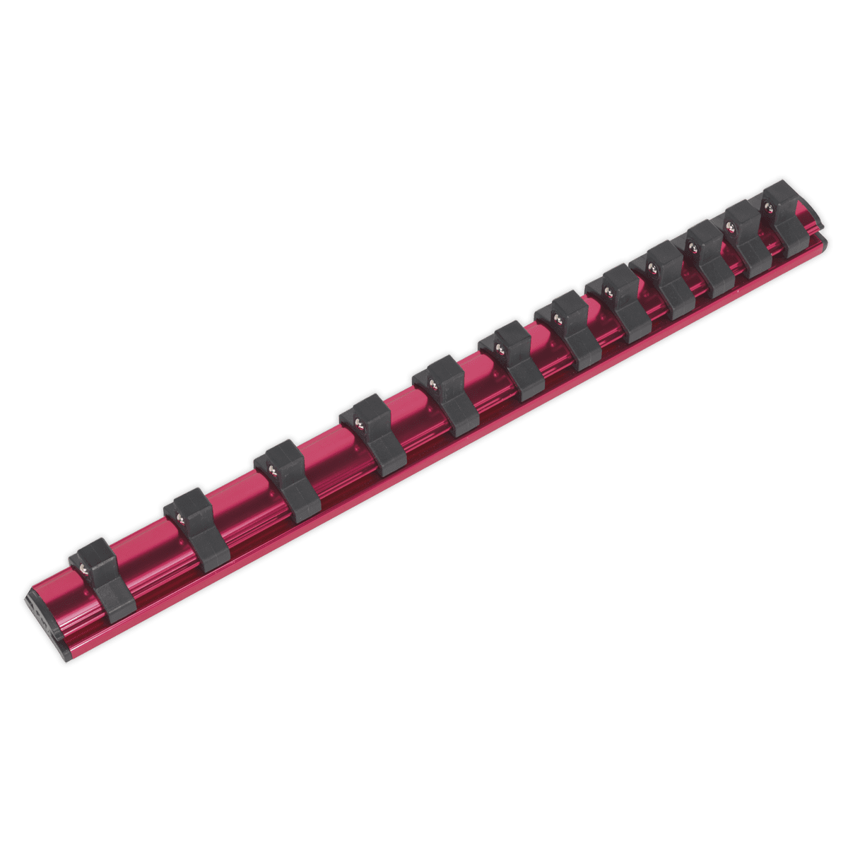 Premier Magnetic Socket Retaining Rail with 12 Clips 3/8"Sq Drive - Image 4