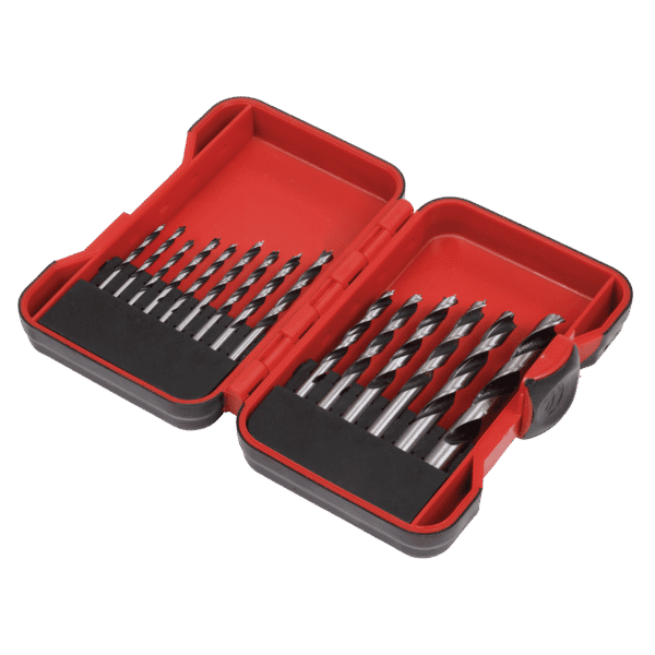 Brad Point Wood Drill Bit Set 15pc