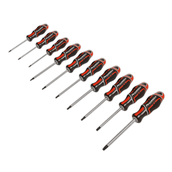 Premier GripMAX® TRX-Star* Screwdriver Set 10pc - Red