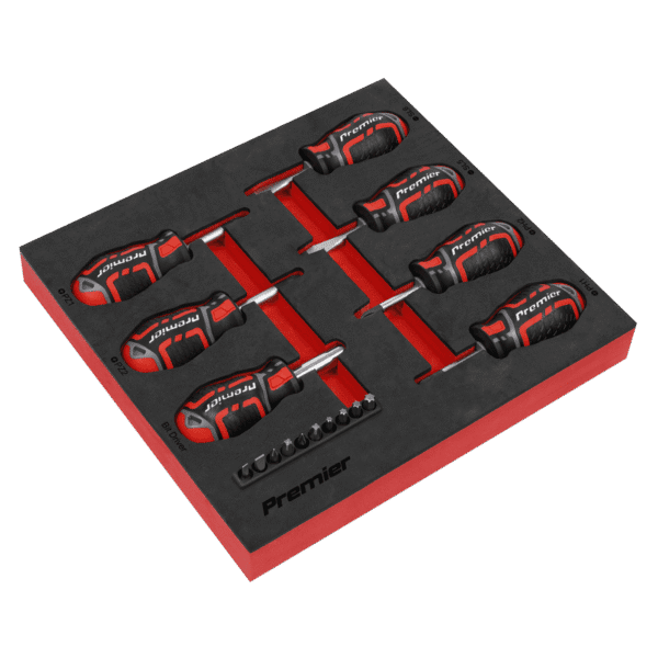 Premier GripMAX® Stubby Screwdriver Set 17pc