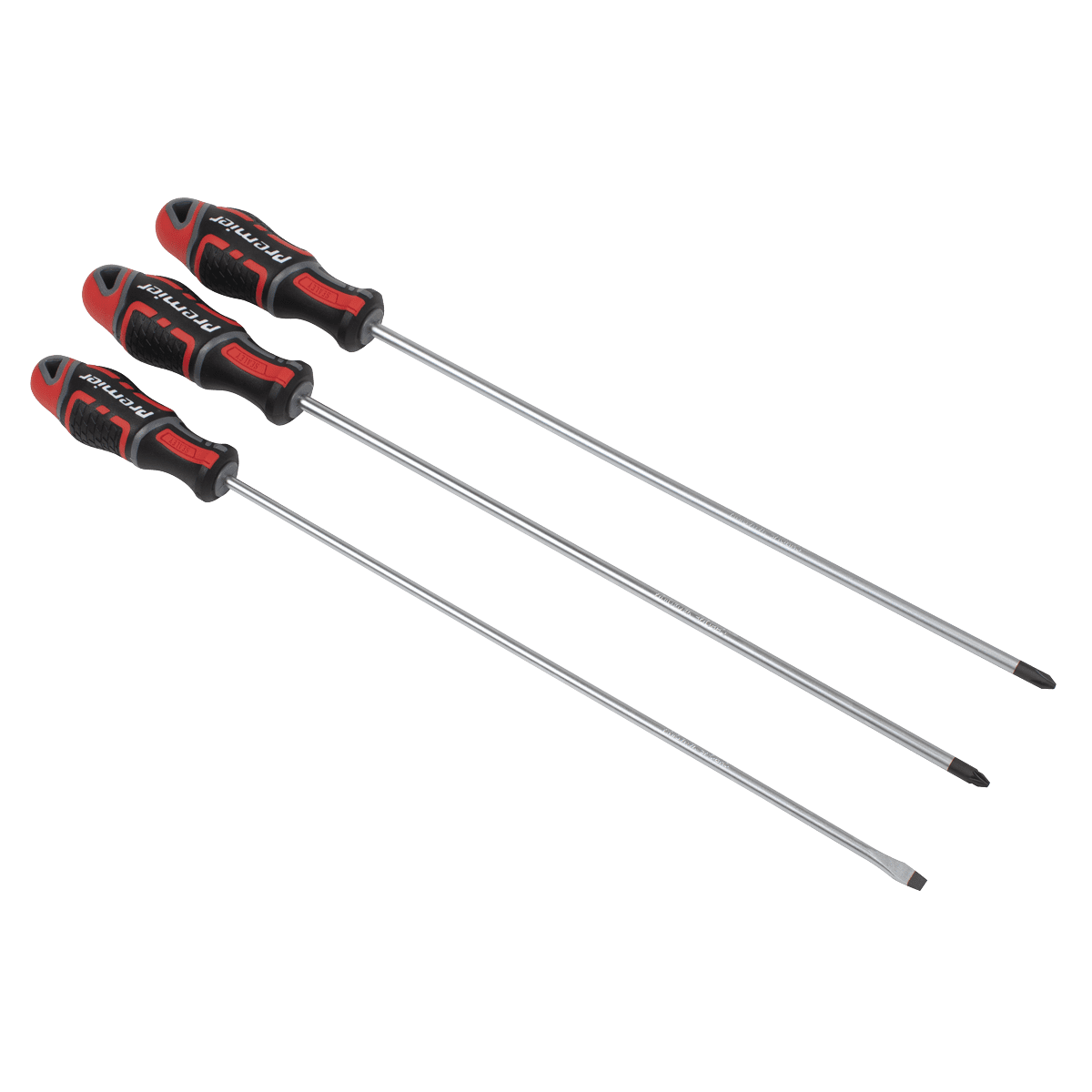 Premier GripMAX® Extra-Long Screwdriver Set 3pc - Image 2