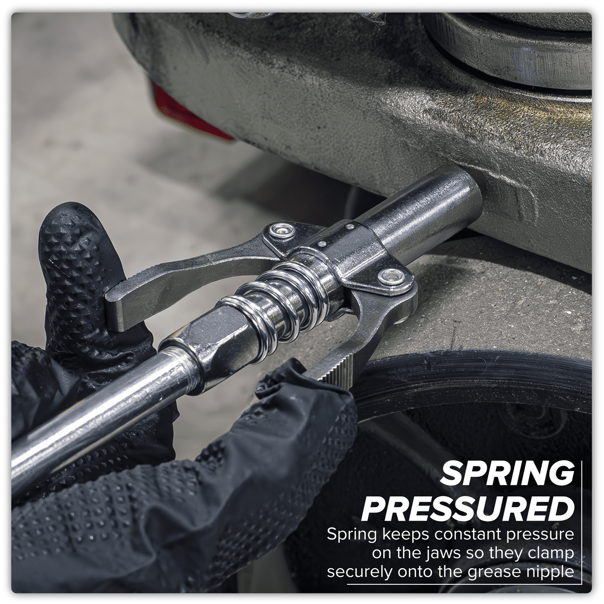 Double Handle Grease Gun Coupler - Image 3