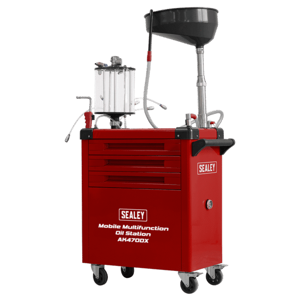 Mobile Multifunction Oil Station with 61pc Tool Set