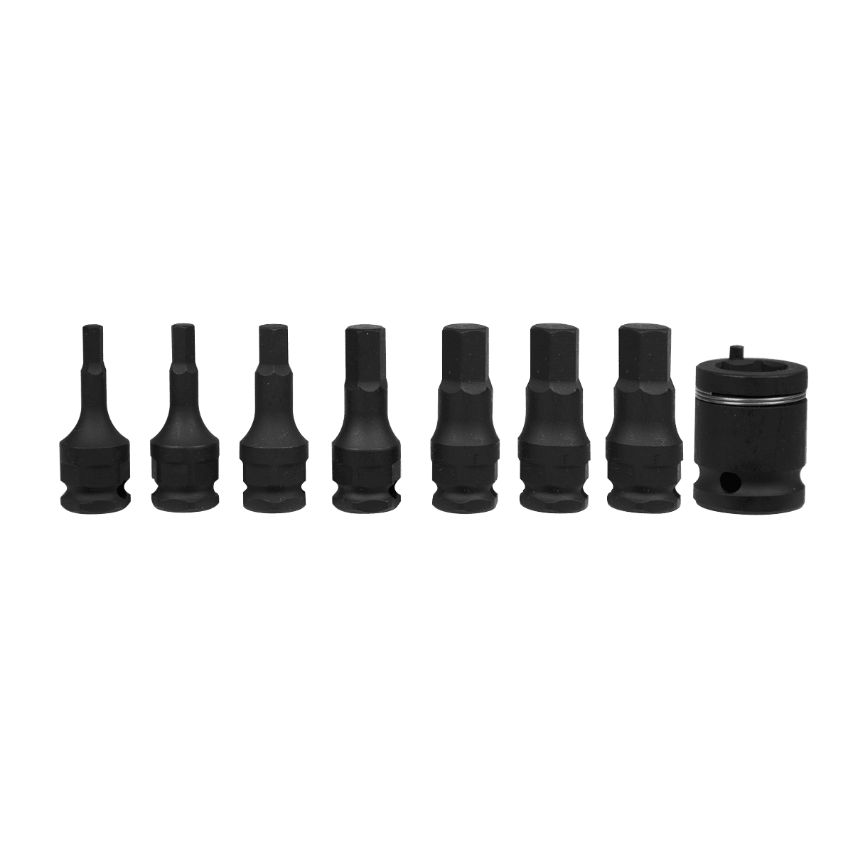 Premier Hex Impact Socket Bit Set 3/8"Sq Drive 8pc - Image 3
