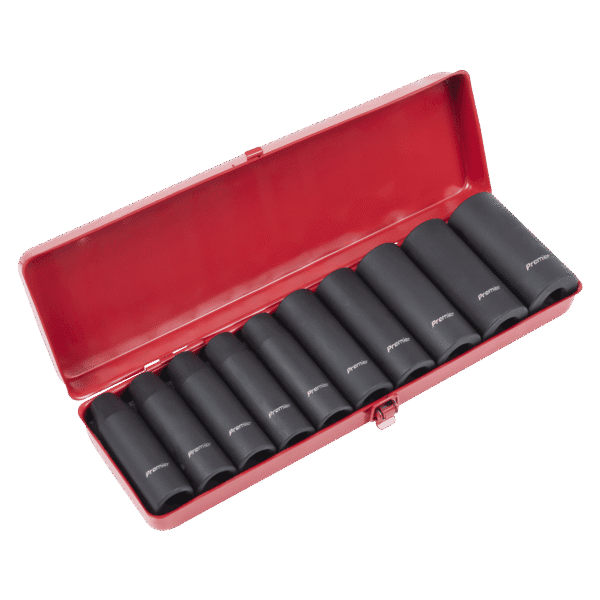 Premier Deep Impact Socket Set 1/2"Sq Drive 10pc