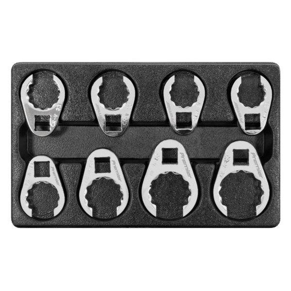 Crow's Foot Spanner Set 1/2"Sq Drive 8pc