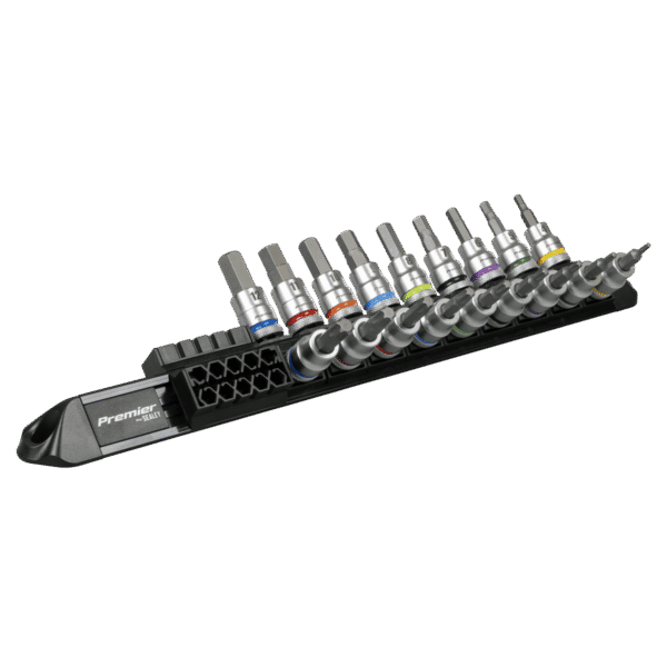 Premier Platinum Series Hex & TRX-Star* Socket Bit Set 3/8"Sq Drive 18pc