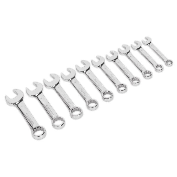 Premier Stubby Combination Spanner Set 10pc