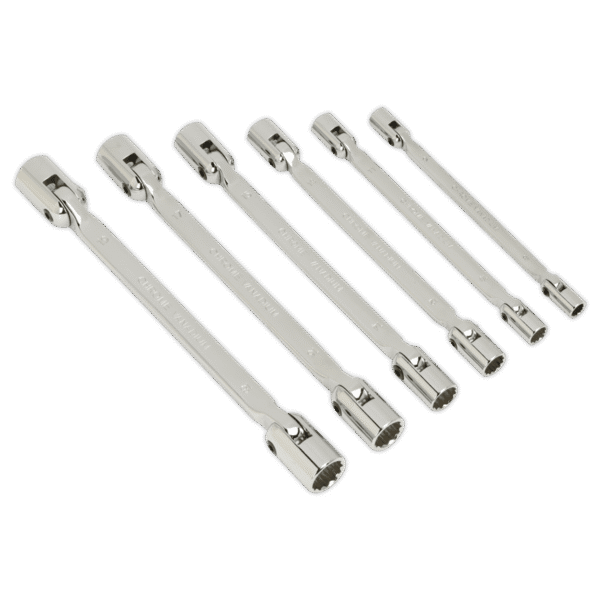 Premier Double Flexi-Head Socket Spanner Set 6pc