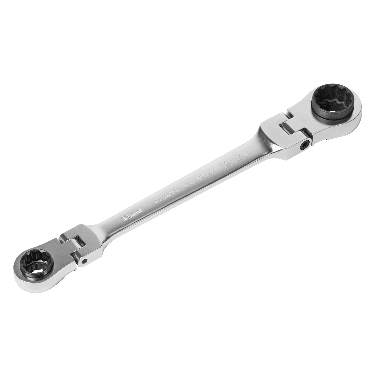 Premier Platinum 4-in-1 Flexi-Head Reversible Ratchet Ring Spanner - Image 2