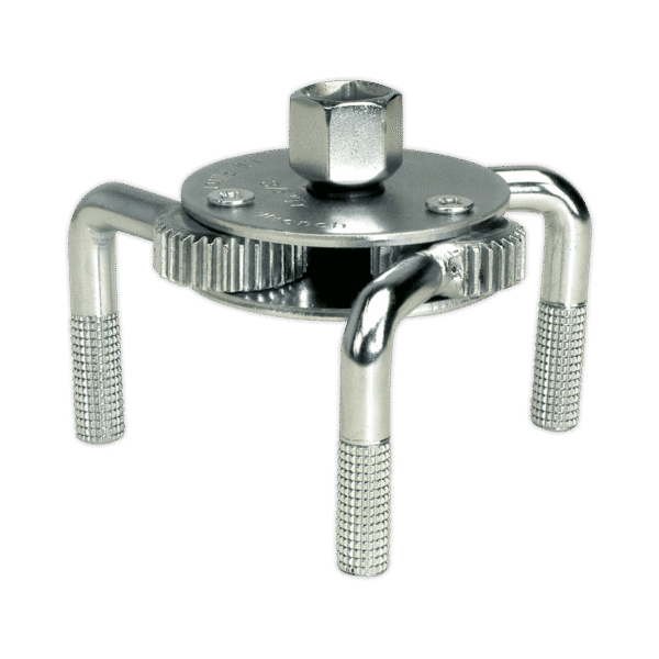 Oil Filter Claw Wrench 3/8" & 1/2"Sq Drive 65-110mm Capacity