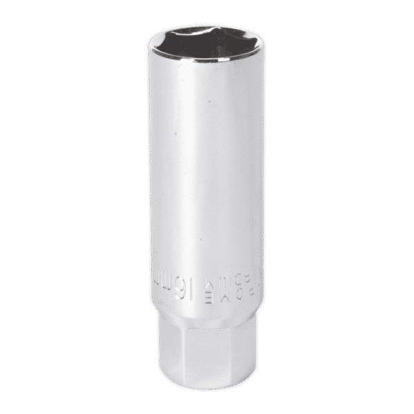 Thin Wall Spark Plug Socket 3/8"Sq Drive 16mm
