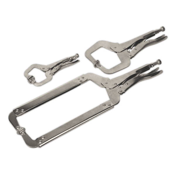 Premier Locking C-Clamp Set 3pc