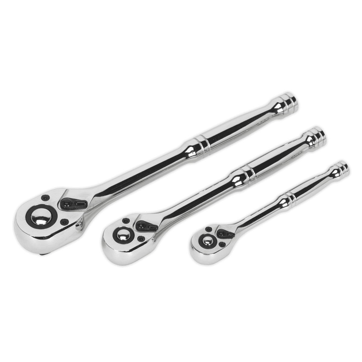 Premier Pear-Head Ratchet Wrench Set with Flip Reverse 3pc - Image 5