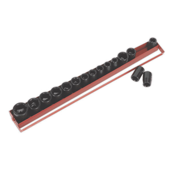 Premier Metric/Imperial Impact Socket Set 1/2"Sq Drive 16pc