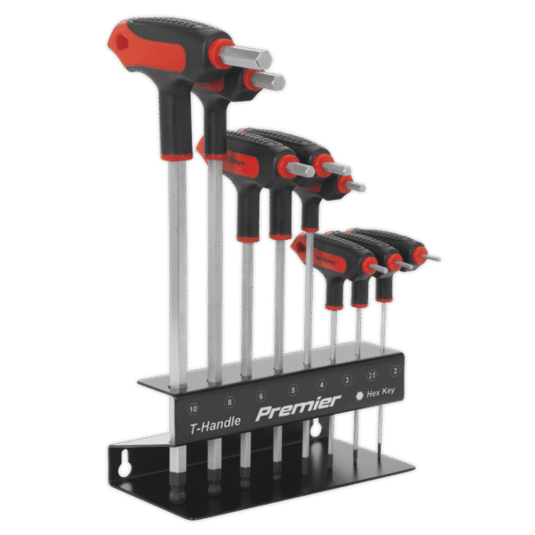 Premier T-Handle Ball-End Hex Key Set 8pc