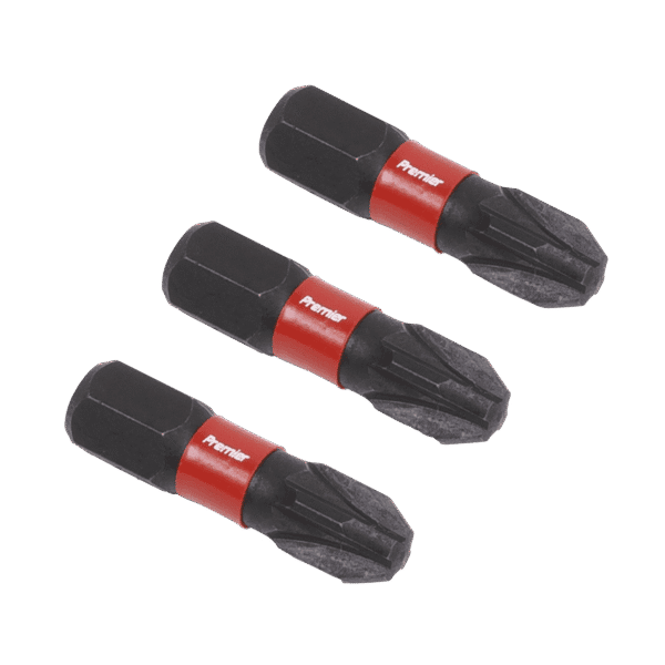 Pozi Impact Power Tool Bits #3 x 25mm 3pc