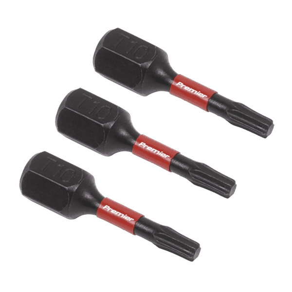 Premier TRX-Star* Impact Power Tool Bits T10 x 25mm 3pc