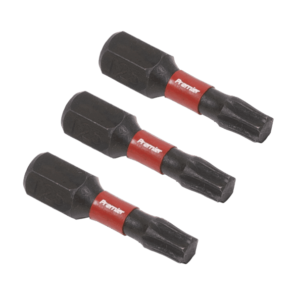 Premier TRX-Star* Impact Power Tool Bits T25 x 25mm 3pc