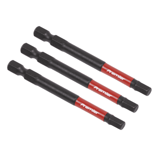 Premier Hex Impact Power Tool Bits 5 x 75mm 3pc