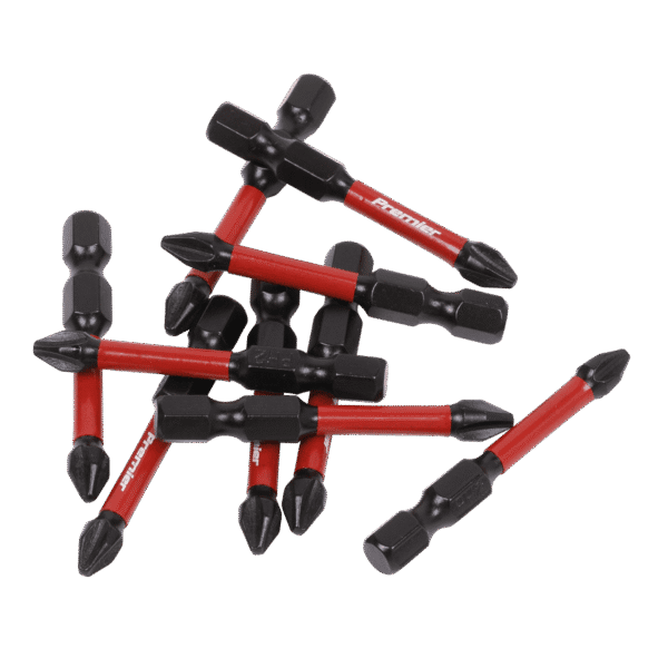 Premier Phillips Impact Power Tool Bits #2 x 50mm 10pc