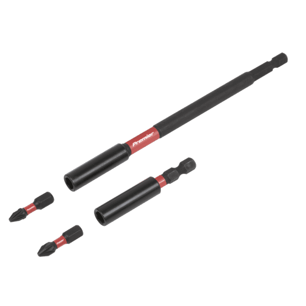 Premier Impact Grade Power Tool Bit Holder Set 4pc