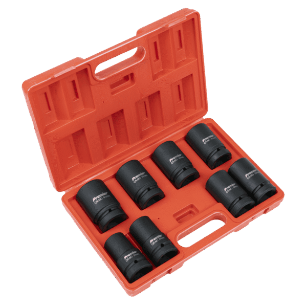 Premier Deep Impact Socket Set 1"Sq Drive 8pc