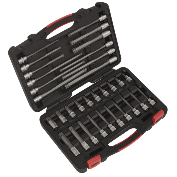 Premier Platinum TRX-Star* Socket Bit Set 3/8"Sq Drive 32pc