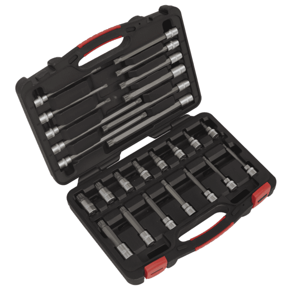 Premier Platinum Spline Socket Bit Set 3/8"Sq Drive 26pc