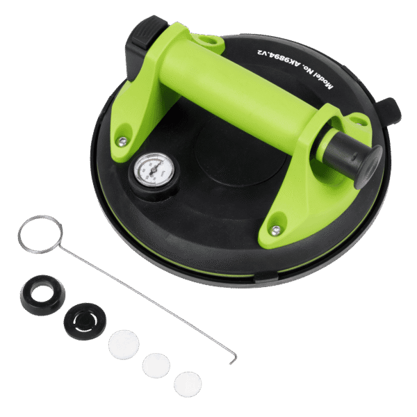 Heavy Lift Suction Cup with Vacuum Grip Pressure Gauge