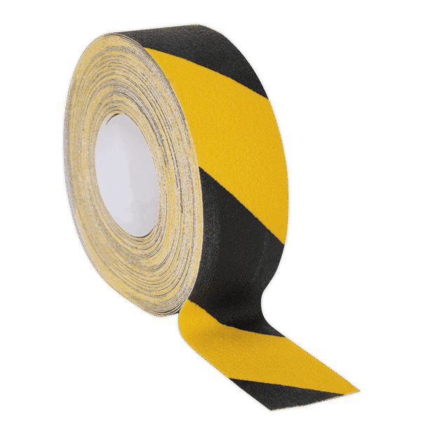 Self-Adhesive Anti-Slip Tape 50mm x 18m - Black & Yellow