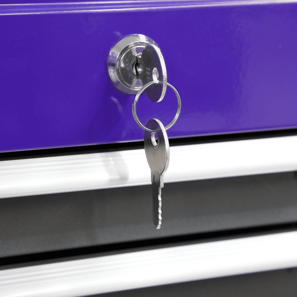 American PRO® Topchest & Rollcab Combination 6 Drawer - Purple/Grey - Image 11