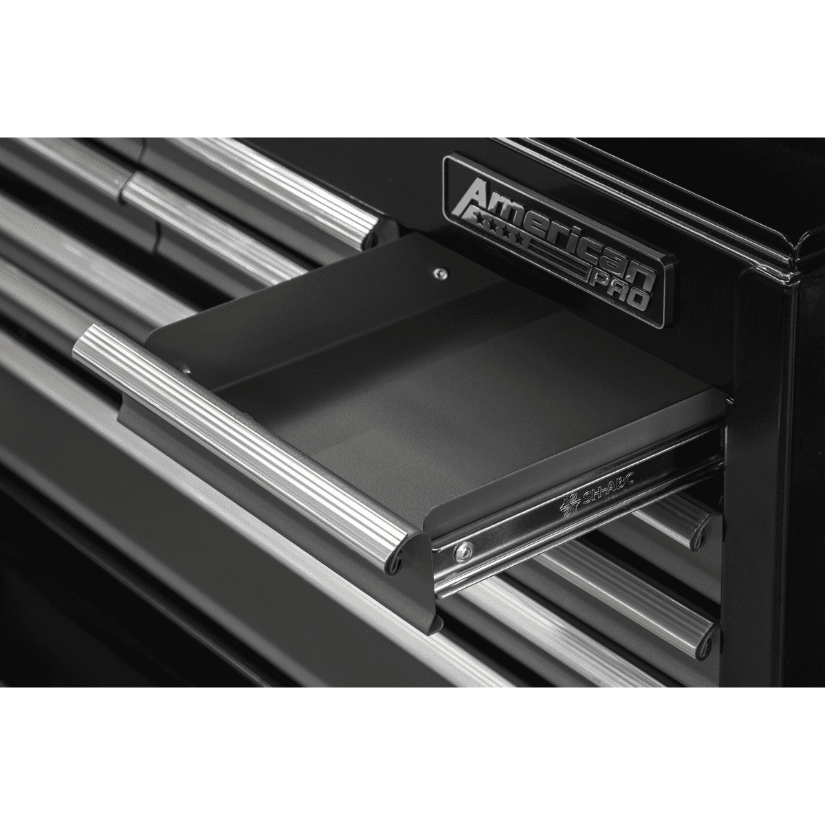 American PRO® Topchest 9 Drawer - Black/Grey - Image 3