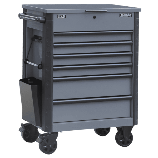 Superline Pro® Tool Trolley 6 Drawer - Grey