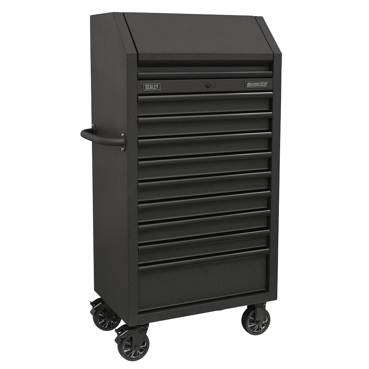 Superline PRO® Black Edition Tower Cabinet with 9 Soft Close Drawers & Power Bar 690mm - Image 7