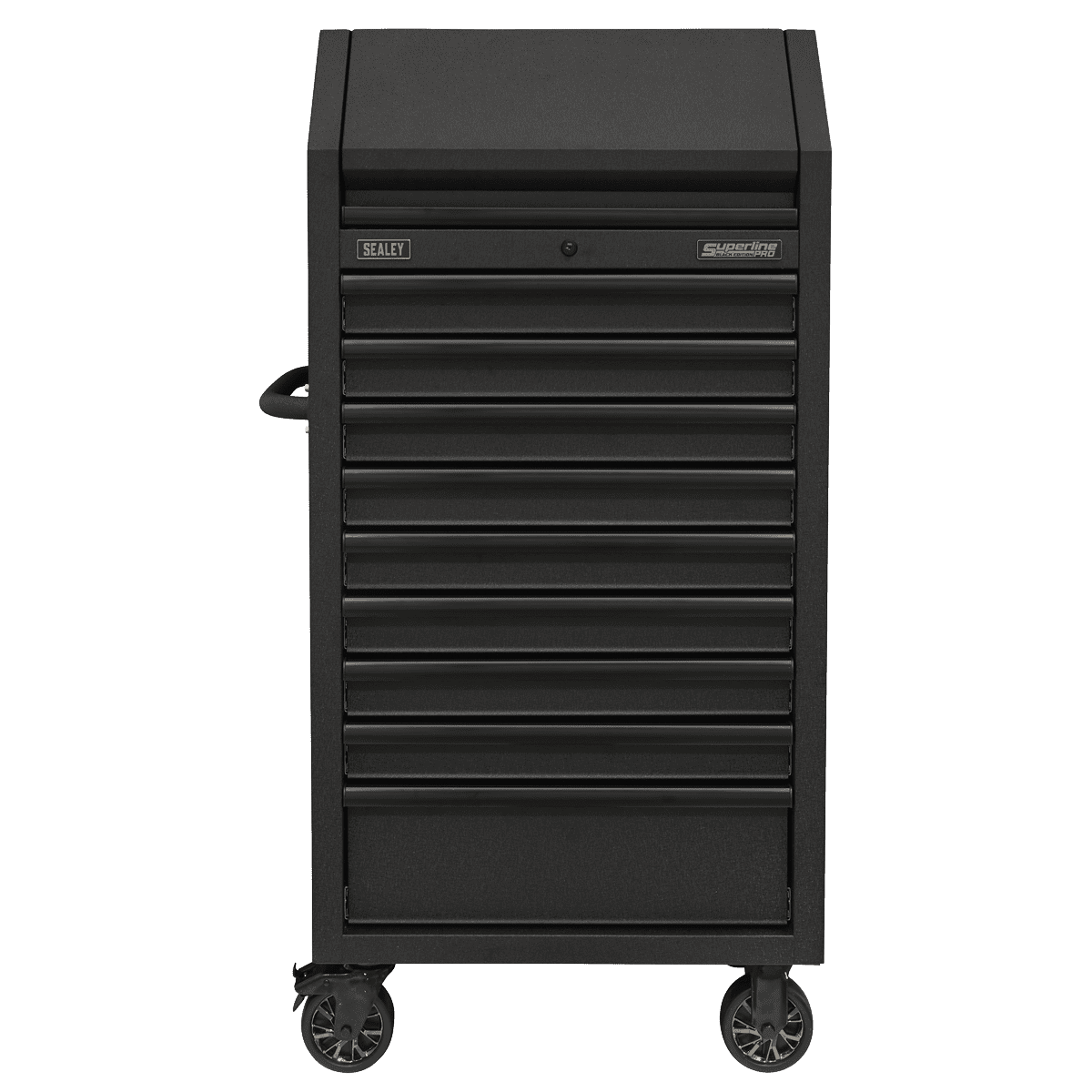 Superline PRO® Black Edition Tower Cabinet with 9 Soft Close Drawers & Power Bar 690mm - Image 9